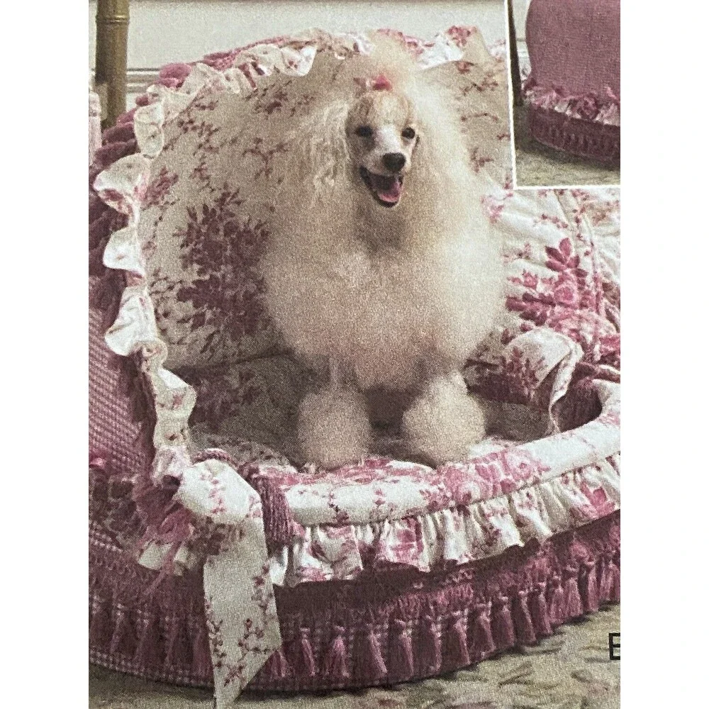 Poodle Dog Bed Patterns NIP Uncut Patterns With instructions Vogue V8217
